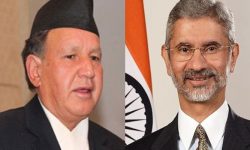 नेपालका परराष्ट्रमन्त्री र भारतका विदेशमन्त्रीबीच भेटवार्ता