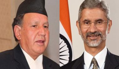 नेपालका परराष्ट्रमन्त्री र भारतका विदेशमन्त्रीबीच भेटवार्ता