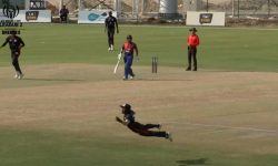 नेपालले अमेरिकालाई दियाे १ सय ७५ रनकाे लक्ष्य