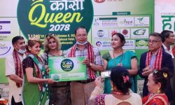 दोस्रो एनटिएस कौसी क्वीन-२०७८ को उपाधि राधा ढकाललाई