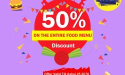 लस्कर फुड्सबाट खाना, खाजा मगाउँदा ५० प्रतिशतसम्म छुट