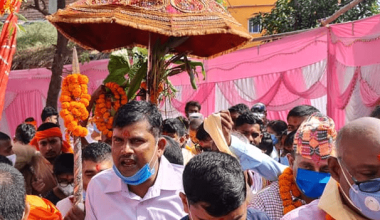 जनकपुरका शक्तिपीठहरुमा शुभ साईतको फूलपाती भित्र्याइयो