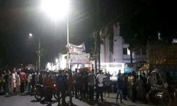 नेपालस्थित बंगलादेशको दूतावासअघि प्रदर्शन