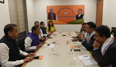 कांग्रेस प्रतिनिधिमण्डल र भाजपाबीच भेटवार्ता