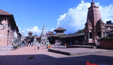 आकाश खुलेपछि देखिएको भक्तपुर दरबार क्षेत्रको दृश्य (फोटो फिचर)