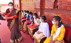 राष्ट्रपति भण्डारीद्वारा नवकन्याहरुको पूजा