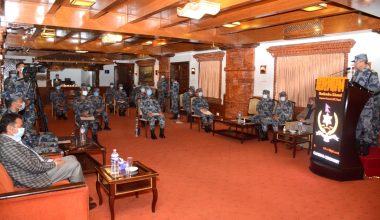 सशस्त्र प्रहरी वरिष्ठ उपरीक्षकहरूलाई  उच्चस्तरीय व्यवस्थापन तालिम