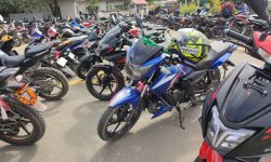 नम्बर प्लेट नराखी चलाएका २१९ मोटरसाइकल प्रहरी नियन्त्रणमा