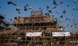 काष्ठमण्डपको पुनर्निर्माण दसैँ अघि पूरा नहुने