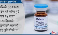 मलेरियाविरुद्धको भ्याक्सिनलाई डब्ल्यूएचओको स्वीकृति