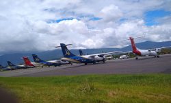 निजी वायुसेवालाई दसैँको व्यापार भ्याइनभ्याई, निगमका जहाज घाम ताप्दै