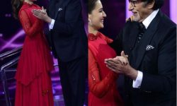 कृतिसँग अमिताभको नृत्य, भने- कलेजका दिन याद आए