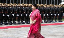 राष्ट्रपति भण्डारीद्वारा फूलपाती बढाइँको अवलोकन