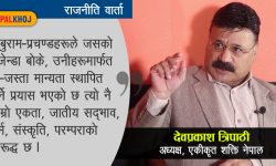 ‘हो, त्यसो भए म खाँटी प्रतिगामी हुँ’