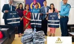 जे.ए. ग्रुपले दियो ट्राफिकलाई २ सय थान ज्याकेट