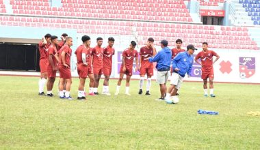 एसियन कप छनोट खेल्ने नेपाली टोली ताजकिस्तान प्रस्थान