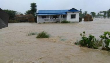 वर्षाले झापामा ३६१ परिवार विस्थापित