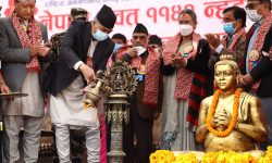 वसन्तपुरमा प्रधानमन्त्री देउवा (फोटो फिचर)