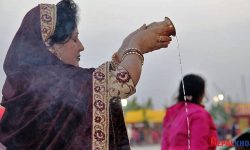 उदाउँदो सूर्यलाई अर्घ दिएर सकियो छठ पर्व