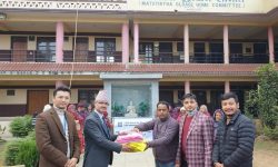 मातातिर्थ वृद्धाश्रमलाई ज्योति विकास बैंकको सहयोग