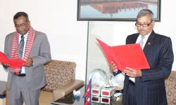 नेपाल बंगलादेश बैंकका अध्यक्षले लिए शपथ