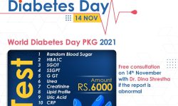 नर्भिकको वर्ल्ड डायबिटिज डे प्याकेजमा ४ हजार छुट