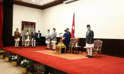 राष्ट्रपति समक्ष प्रदेश प्रमुखहरूले लिए शपथ