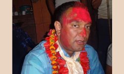 स्याङ्जाको सभापतिमा थापा विजयी