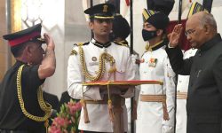 शर्मालाई भारतीय स्थल सेनाको मानार्थ महारथी (तस्बिरसहित)