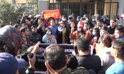 पेट्रोलियम पदार्थकाे मूल्यवृद्धिमा विरोध प्रदर्शन (तस्बिरसहित)