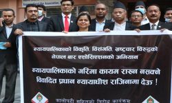 भोलि सबै इजलास बहिष्कार गरिने बारको घोषणा