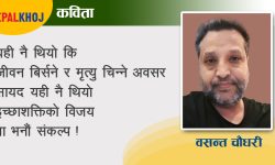 एक युग मसँगै निदाएर ब्युँझिएको