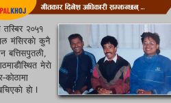 कवि एवं गीतकार दिनेश अधिकारीको एल्बमबाट