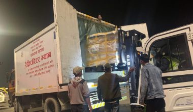 माल्दिभ्सले दिएको एस्ट्राजेनेका खोप आइपुग्यो