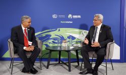 प्रधानमन्त्री देउवा र श्रीलंकाका राष्ट्रपति राजपाक्षेबीच भेटवार्ता