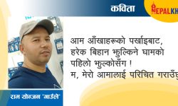 मेरी आमा र मेरो देशको पीडा