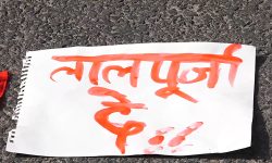 बाँदरझुलाबासी लालपूर्जाको माग गर्दै काठमाडौंमा