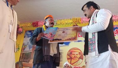 ईन्जिनियर भगवान झा ‘मिथिला रत्न’ पदकबाट सम्मानित