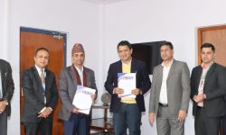 नेपाल बैंक र बिमा संस्थानबीच सेवाग्राही कर्जासम्बन्धी सम्झौता