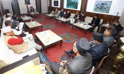 बालुवाटारमा सर्वदलीय बैठक, एमाले सहभागी भएन