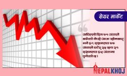 नेप्सेको उच्च वृद्धिमा लाग्याे ब्रेक, ६९ अंकले घट्दा ५ अर्ब ६० करोडको कारोबार