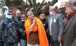 पितृको नाममा श्राद्ध गर्न पूर्व राजा शाह गोकर्णेश्वरमा