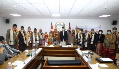 प्रथम राष्ट्रिय ज्येष्ठ नागरिक दिवस : शीतल निवासमा ज्येष्ठ नागरिकलाई सम्मान
