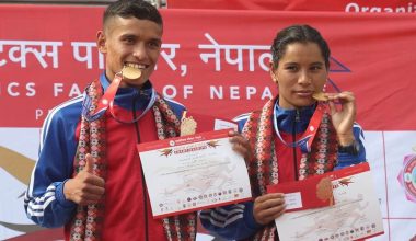 युथ एथ्लिट च्याम्पियनशिपको यू–२० ३ हजार मिटर दौडमा प्रकाश र राममाया पहिलो