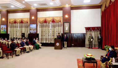 राष्ट्रपतिबाट नेपाल स्काउटका माष्टरलाई बधाई