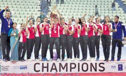 उपाधि विजेता भलिबल टोली आज स्वदेश फर्किदै