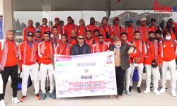नेपालसँग दुई खेल खेल्न मोरिसस टोली काठमाडौंमा (भिडियोसहित)