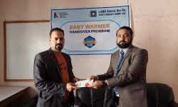 ज्योति विकास बैंकद्वारा ५ अस्पतालहरुलाई बेबी वार्मर प्रदान