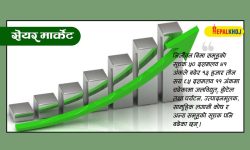 २० अंकले सेयर बजार उकालिँदा ७ अर्ब ९० करोडको कारोबार