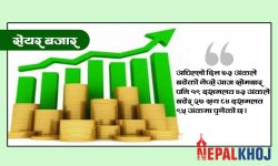 नेप्सेको उच्च वृद्धिदर कायमै, १९ अंकले बढ्दा ७ अर्ब १२ करोडको कारोबार